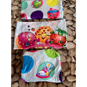 Twin Size Shopkins Sheet Set